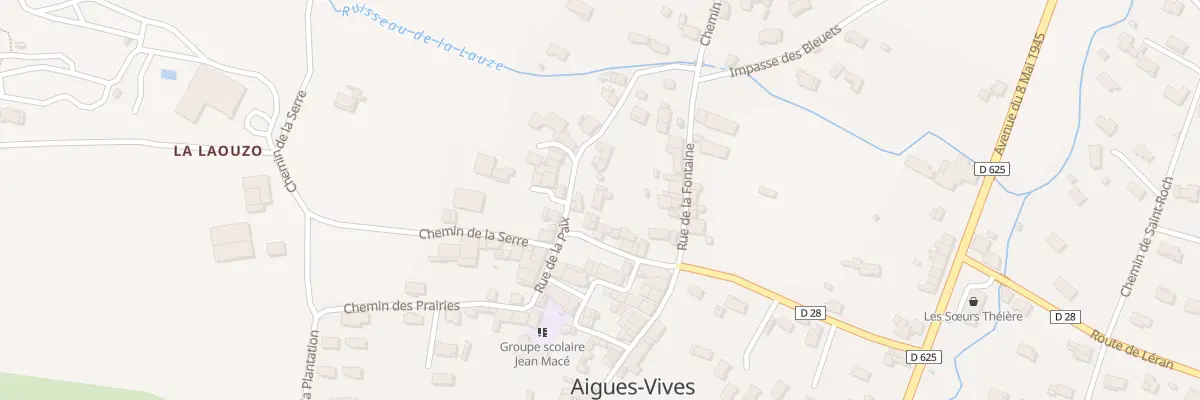 Plan du 3 Rue de la Coste à Aigues-Vives