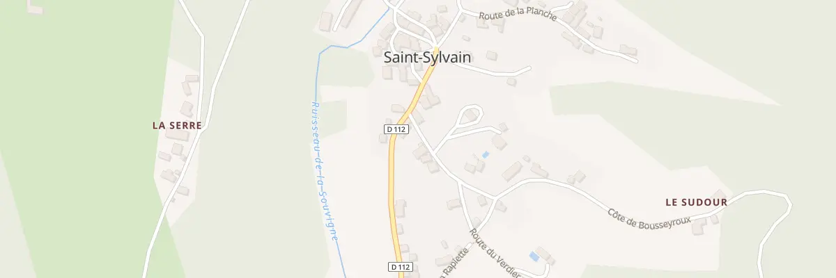 Plan du 5027 Le Bourg à Saint-Sylvain