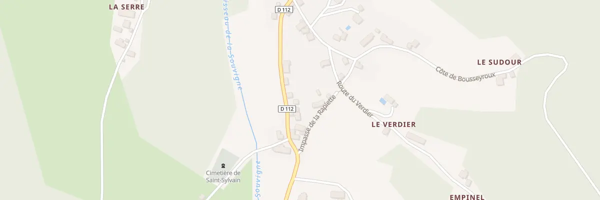 Plan du 5021 Le Bourg à Saint-Sylvain