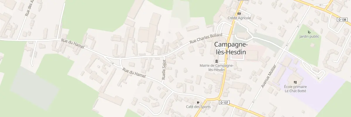 Plan du 159 Rue Charles Bollard à Campagne-lès-Hesdin