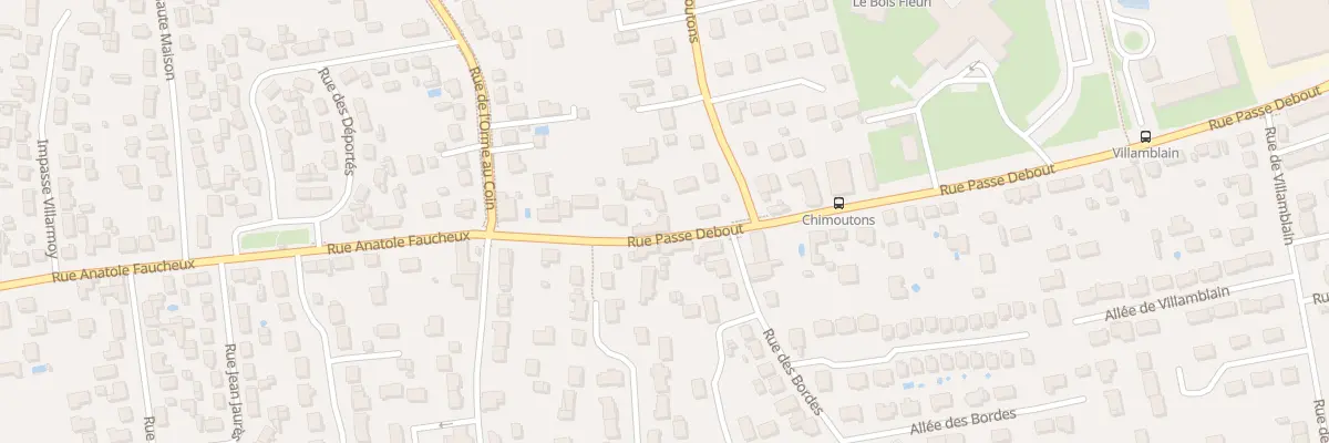 Plan du 1436 Rue Passe Debout à Saran