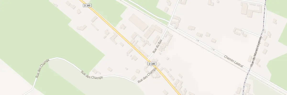 Plan du 36 Rte Nationale à Lespinoy