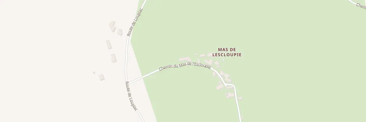 Plan du 5098F Mas de Lescloupie à Laramière