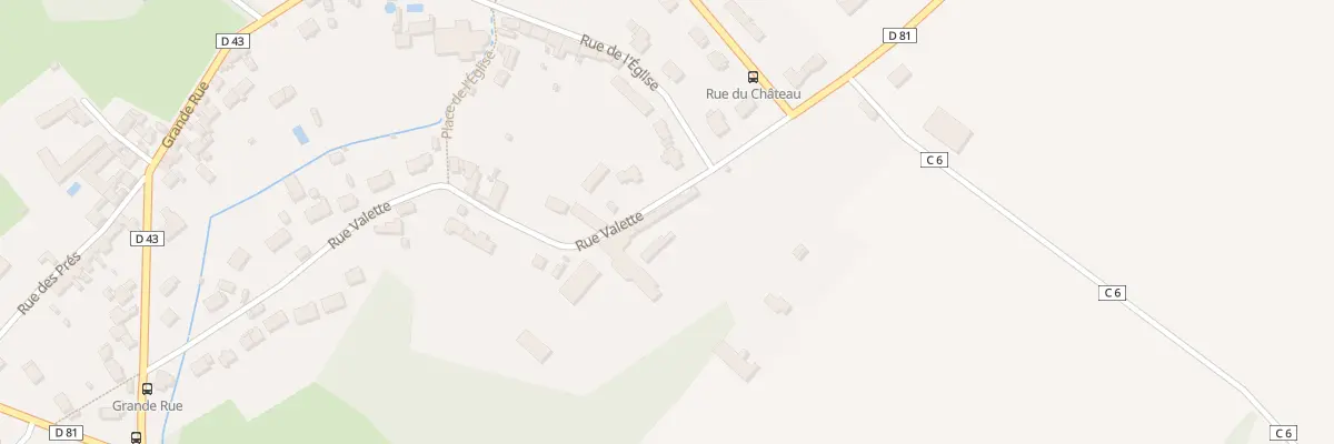Plan du 28 Rue Valette à Avernes