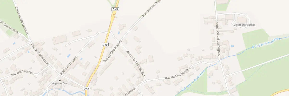 Plan du 7 Rue de la Croix du But à Avernes