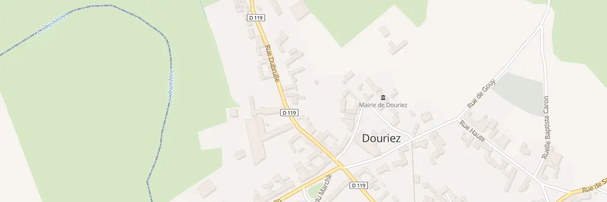 Plan du 9 Rue Dubrulle à Douriez