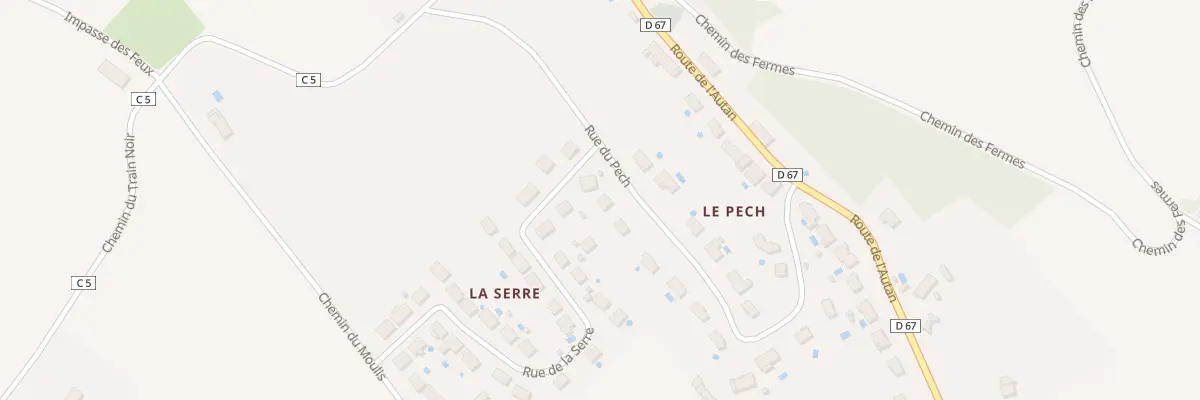 Plan du 37 Rue du Pech au Cabanial