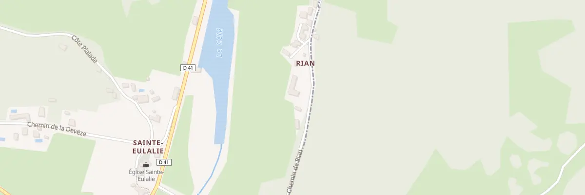 Plan du 5040 Rian à Espagnac-Sainte-Eulalie