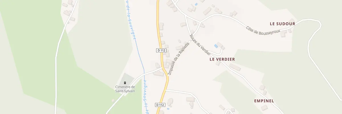 Plan du 5019 Le Bourg à Saint-Sylvain