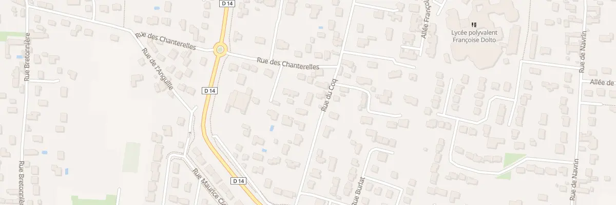 Plan du 398 Rue du Coq à Olivet