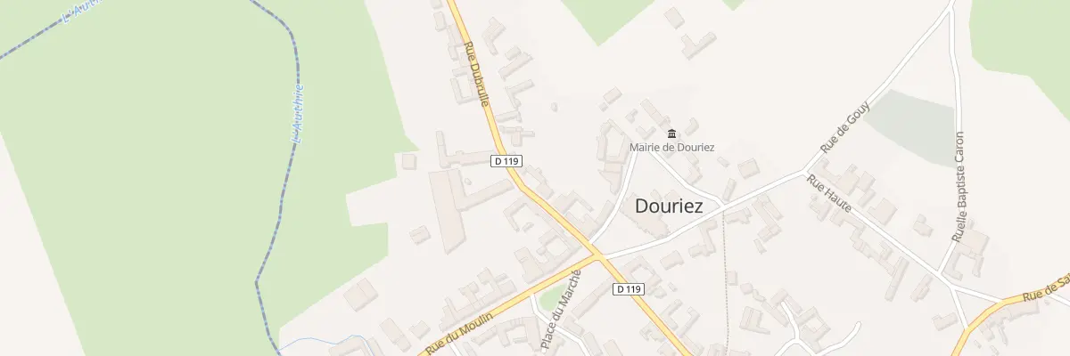 Plan du 5 Rue Dubrulle à Douriez