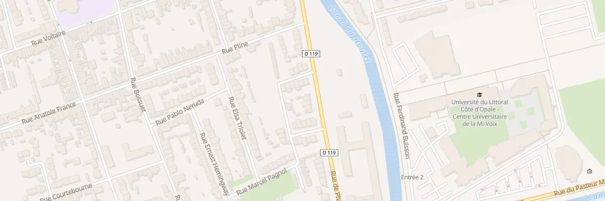 Plan du 98 Rue de Phalsbourg à Calais