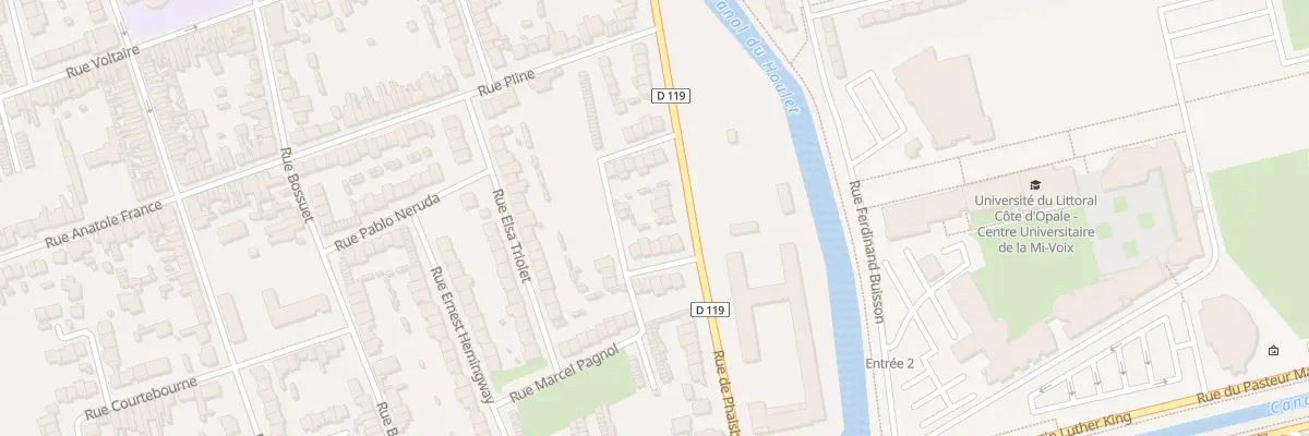 Plan du 102 Rue de Phalsbourg à Calais