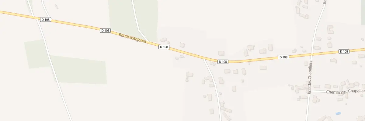 Plan du 21 Rte d’Anjouin à Genouilly