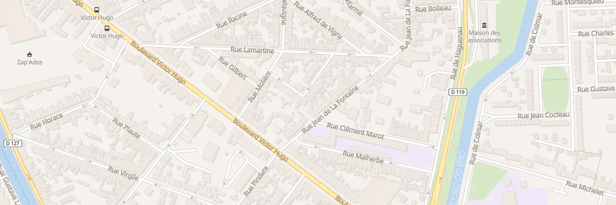 Plan du 31 Rue Alfred de Musset à Calais