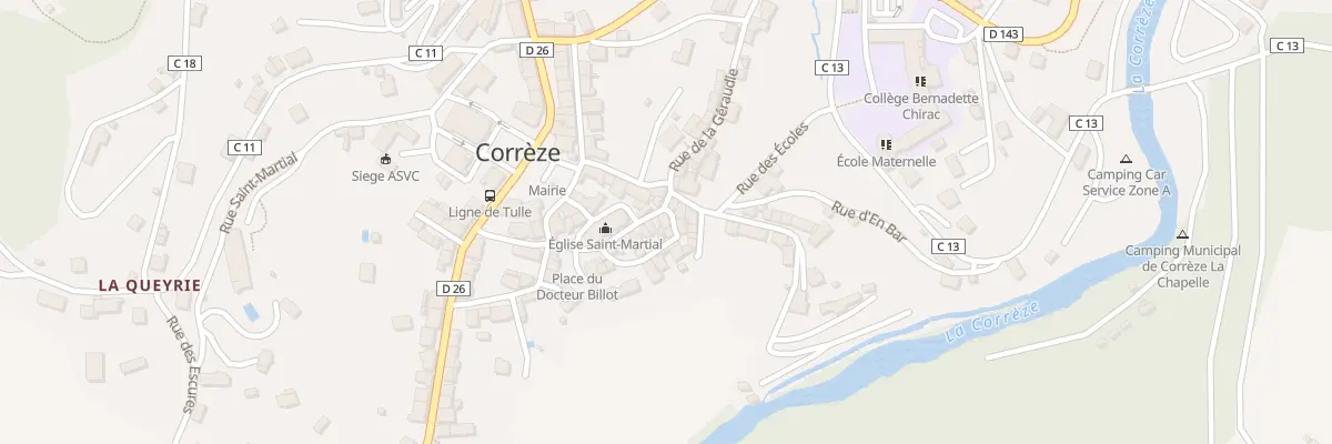 Plan du 7 Rue du Barry à Corrèze