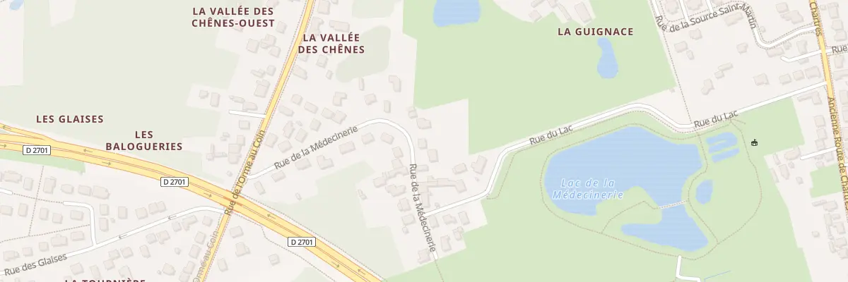 Plan du 229 Rue de la Médecinerie à Saran