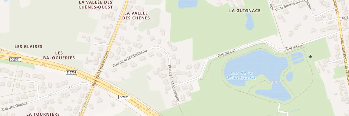 Plan du 233 Rue de la Médecinerie à Saran
