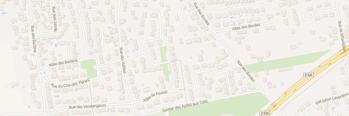 Plan du 166 All des Boutillières à Saran