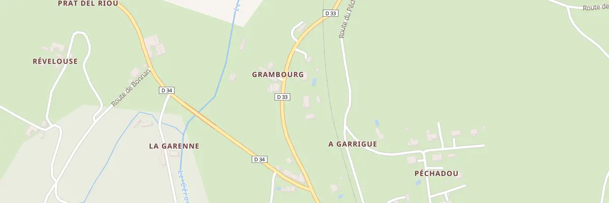 Plan du 992 Rte de Lexos à Milhars