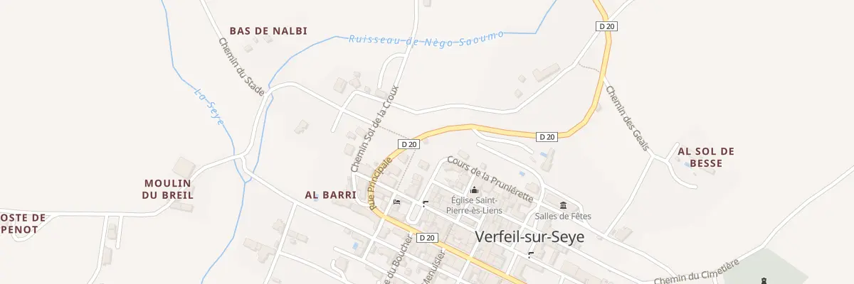 Plan du 5029 Verfeil à Verfeil