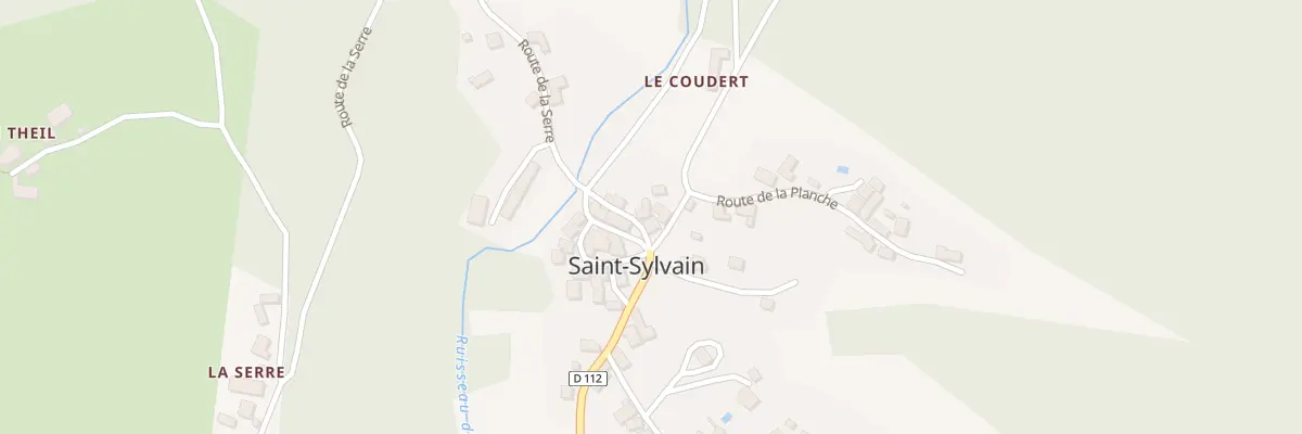 Plan du 5004 Le Bourg à Saint-Sylvain
