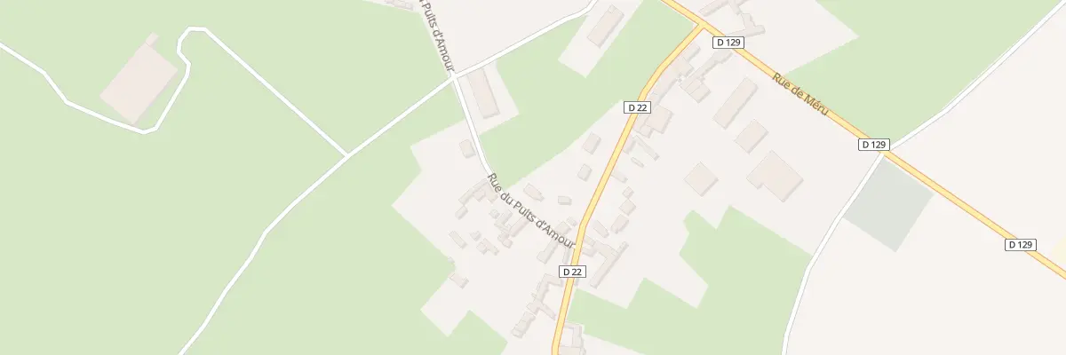Plan du 2 Rue du puits d’Amour à Lalandelle