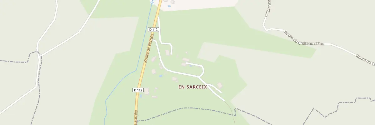 Plan du 5068 En Sarceix à Forgès