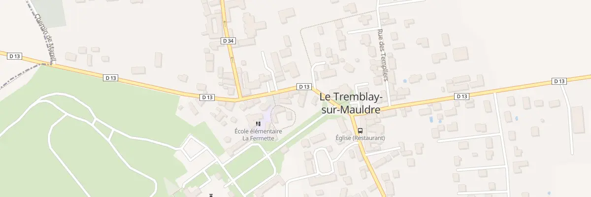 Plan du 28 Rue du Pavé au Tremblay-sur-Mauldre