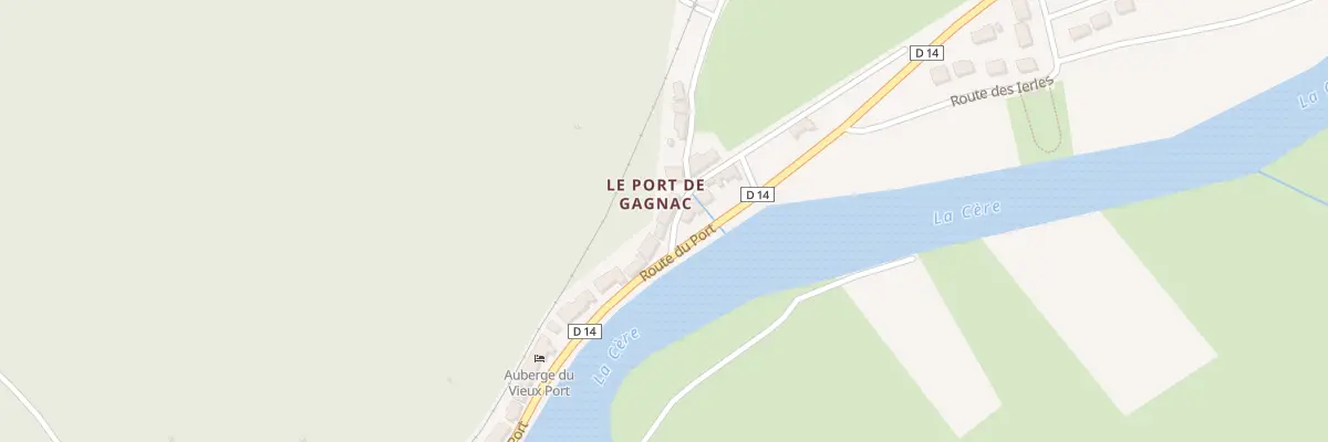 Plan du 3 Rue du Port de la Nau à Gagnac-sur-Cère