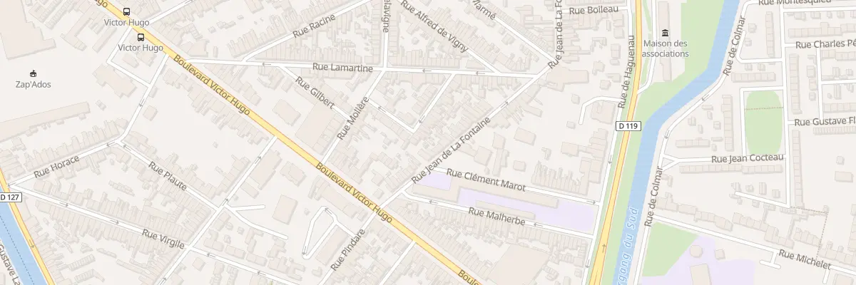 Plan du 29 Rue Alfred de Musset à Calais