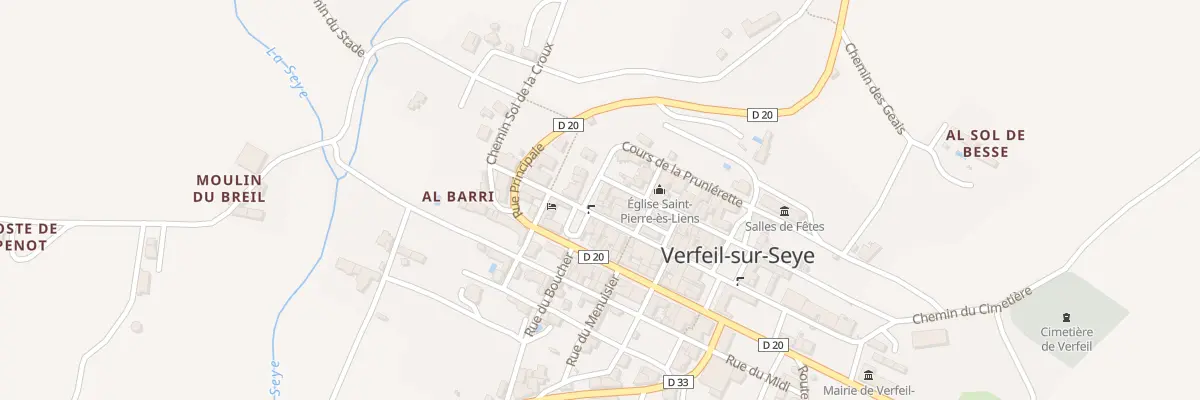 Plan du 5041 Verfeil à Verfeil