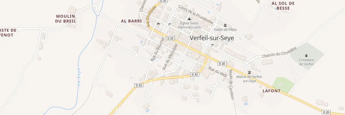 Plan du 5071 Verfeil à Verfeil