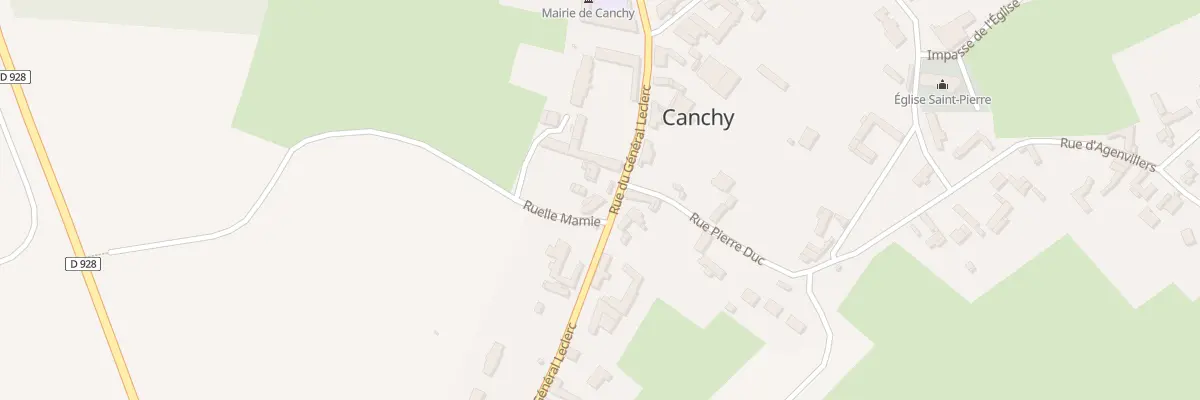 Plan du 17 Rue du Général Leclerc à Canchy