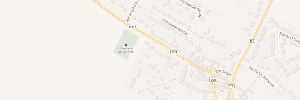 Plan du 11 Rue de la Porte de Chartres à Sainville