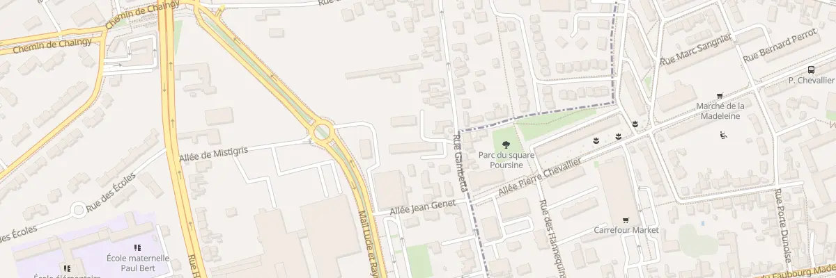 Plan du 17 Rue Gambetta à Saint-Jean-de-la-Ruelle