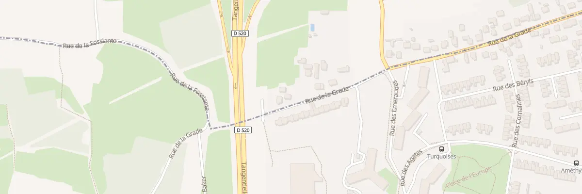 Plan du 742 Rue de la Grade à Saran