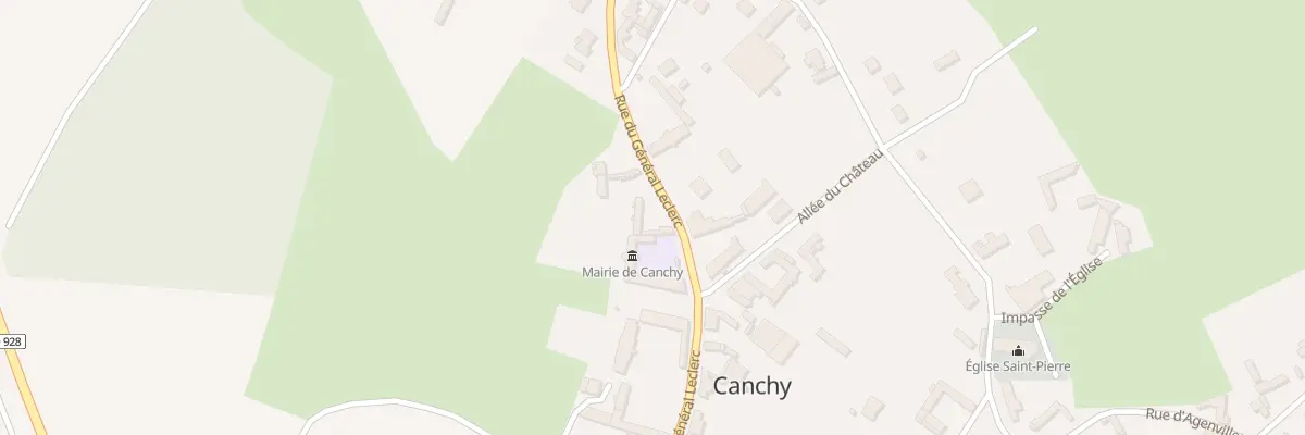Plan du 29 Rue du Général Leclerc à Canchy