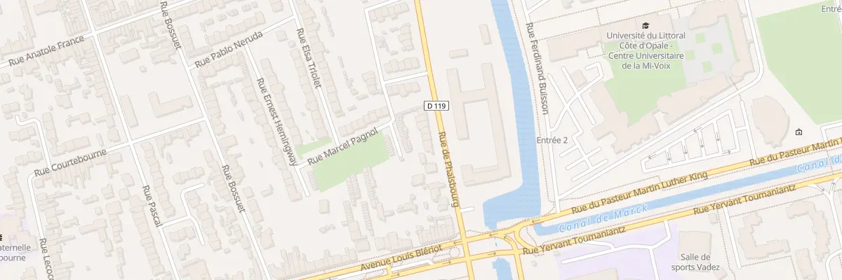 Plan du 112 Rue de Phalsbourg à Calais