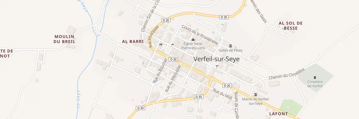 Plan du 5049 Verfeil à Verfeil