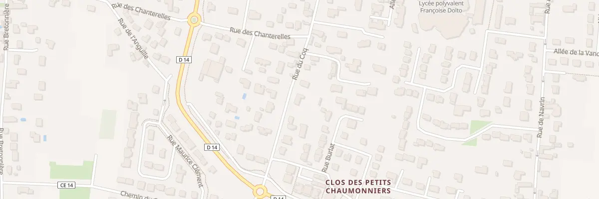 Plan du 425 Rue du Coq à Olivet