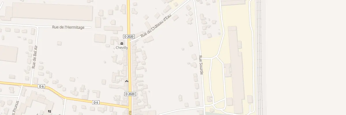 Plan du 100 Rue de Paris à Chevilly
