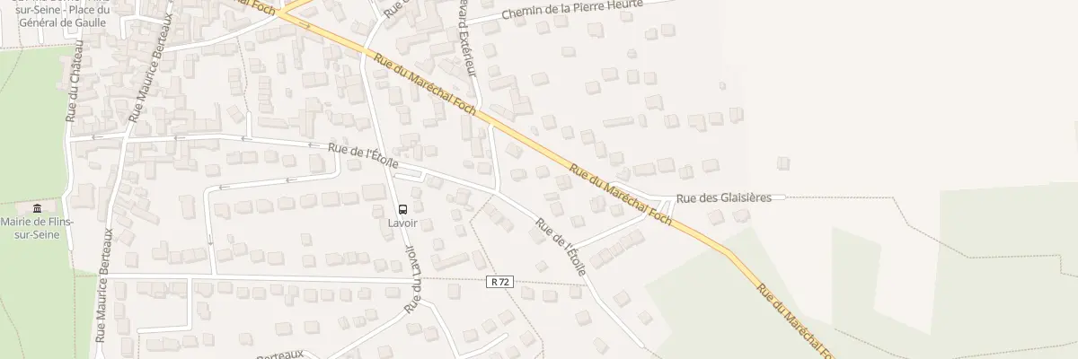 Plan du 418 Rue du Maréchal Foch à Flins-sur-Seine