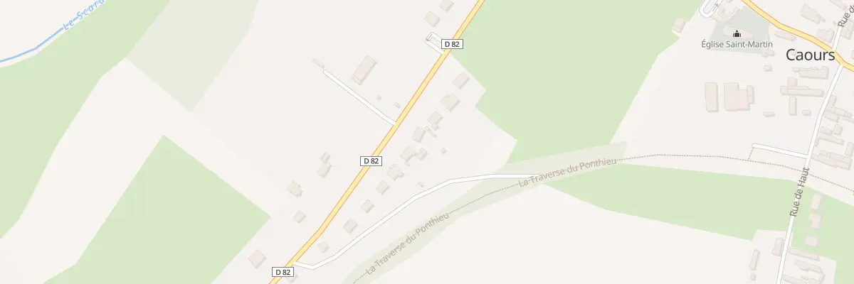 Plan du 65 Rue des Prés à Caours
