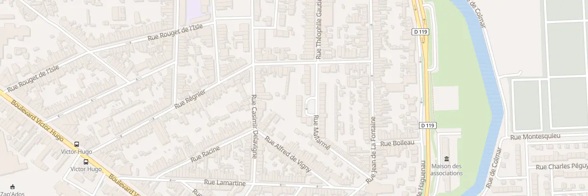 Plan du 16 Rue Mallarmé à Calais