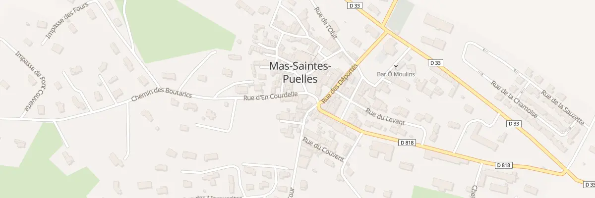 Plan du 67 Le Village à Mas-Saintes-Puelles