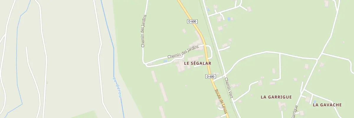 Plan du 71 Che des Jardins à Milhars