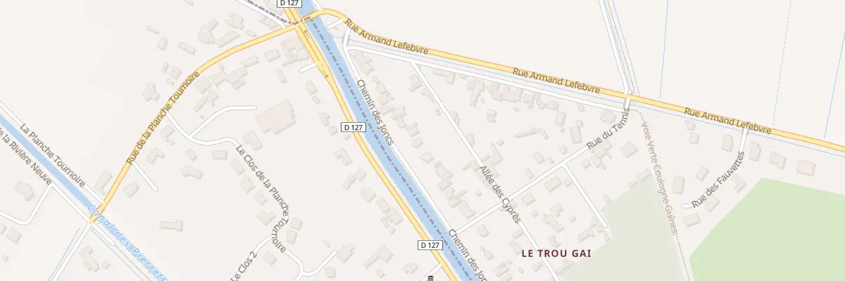 Plan du 147 Che des Joncs à Coulogne