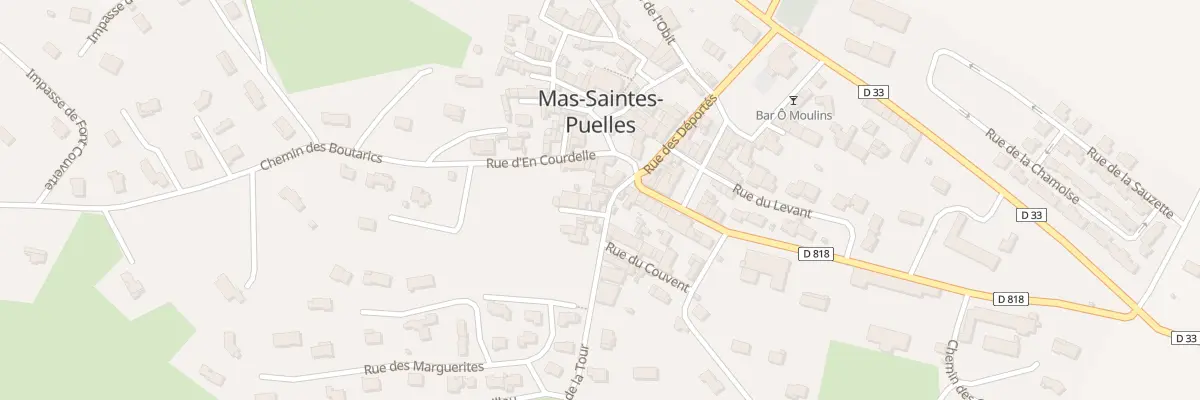 Plan du 61 Le Village à Mas-Saintes-Puelles