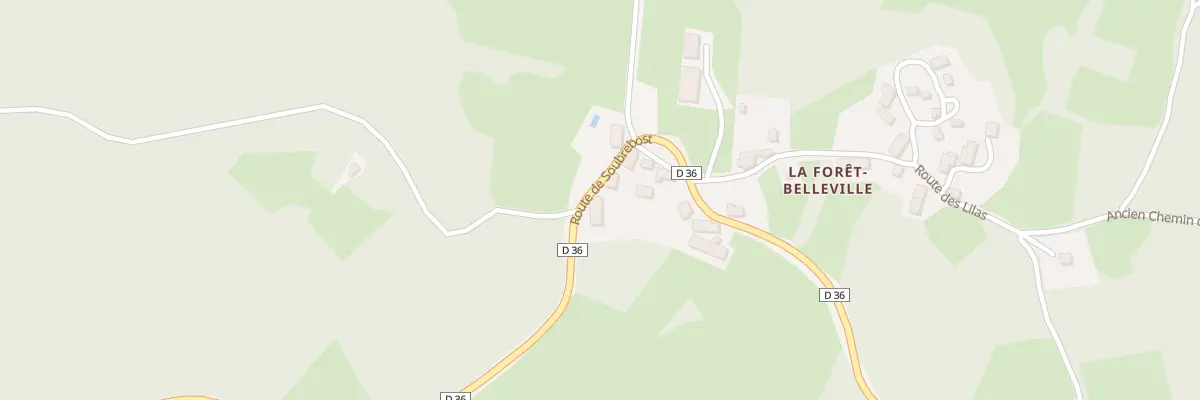 Plan du 5108 La Foret Belleville à Vidaillat
